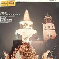 HMV : Barenboim - Mozart Concerto No. 22, Sonata No. 16